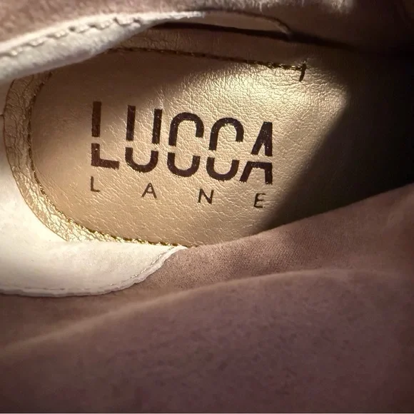 Lucca Lane NWOT Sz 5 Stunning Suede Tan Over the Knee Zippered Boots (SH 012) - Picture 9 of 10